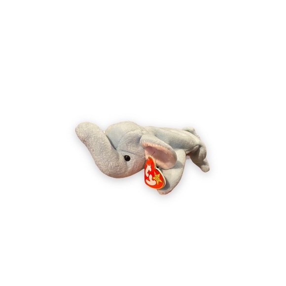 Vintage 1995 Ty Beanie Babies Peanut The Elephant - Picture 1 of 5
